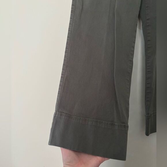 Sanctuary Standard Surplus Cropped GREEN Pants Size 28 Minimalist Preppy - Picture 3 of 5